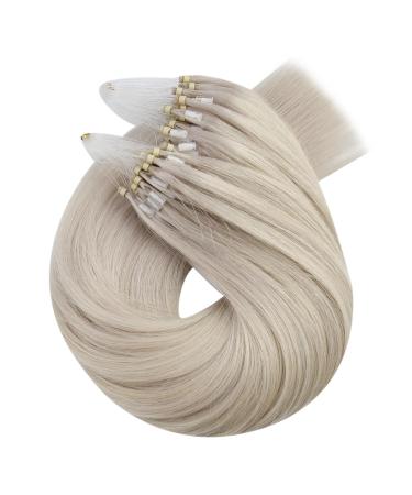 Moresoo #60A Blond Hair Extensions - 55.9 cm 100% Remy Real Hair Soft & Silky with Microrings 1g/Strand 50g - Buy Online on GoSupps.com