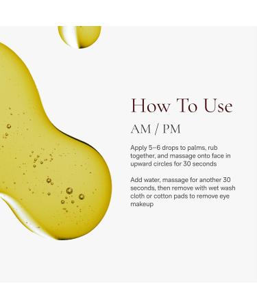 Angela Caglia Neroli Cleansing Oil - Makeup Remover & Face Cleanser with Lipid-Lock Technology - Organic Moringa Marula Black Currant & Neroli Oils - Soothing Hydration & Barrier Support 3.4 Fl Oz (Pack of 1) - Buy Online on GoSupps.com