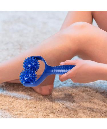 Massage Roller with Handle - Muscle Relaxation Ball & Nubs for Back Legs Feet & Hands - Fascia Massage Device for Self-Care - Buy Online on GoSupps.com