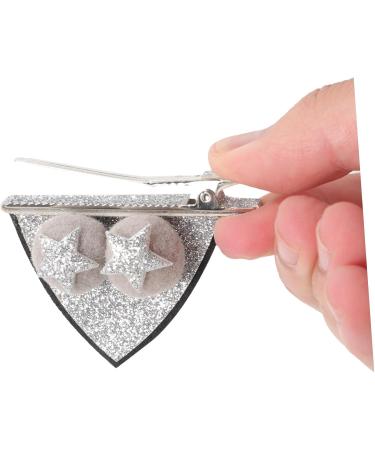 FAVOMOTO 4 Pairs Animal Ear Hair Barrette Hair Accessories for Hair Barrette Hair Barrette Cat Ears Hairpins Barrette Sequin Hair Clips Cute Cloth - Buy Online on GoSupps.com