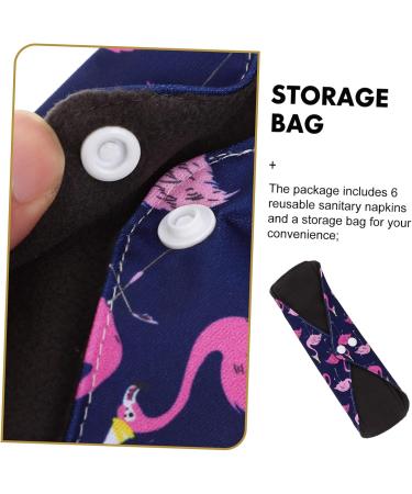 Solustrie Washable Menstrual Pads Set | Eco-Friendly Portable & Adjustable Feminine Care for Women - Buy Online on GoSupps.com
