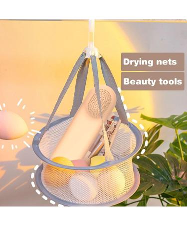 Kicpot Travel Makeup Brush Holder - Soft Silicon Bag and Drying Net Organizer (Brown) - Buy Online on GoSupps.com