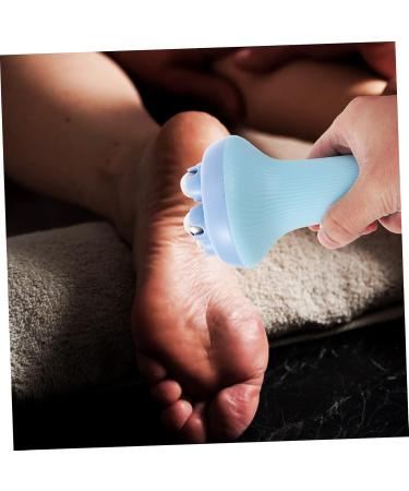 Buy Gleavi Metal Massage Roller - Yoga Tools & Manual Muscle Relief | 14.5x7.5cm Blue | Effective Body & Face Massager - Buy Online on GoSupps.com