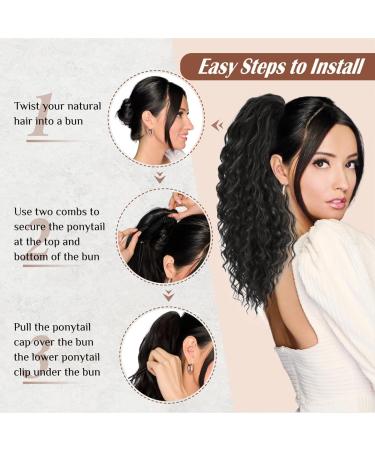 Allyreetress Drawstring Ponytail Extension Long Drawstring Ponytail for Black Women Long Multi Layered Hair FluffyThick Synthetic Hairpiece for Daily Use(Natural Black) 18 Inch Natural Black - Buy Online on GoSupps.com