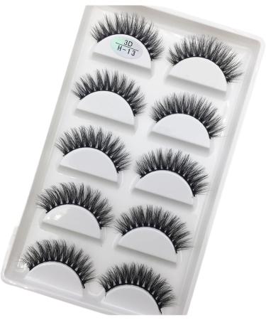UAMOU 10/50 Boxes 5 Pairs 3D Mink False Eyelashes Hair Natural Cross Long Messy Makeup Fake Eye Lashes Extension Make Up Faux Cils Cheerfully (Color : 5Pairs H 08 Size : 100 Boxes 500Pairs) - Buy Online on GoSupps.com