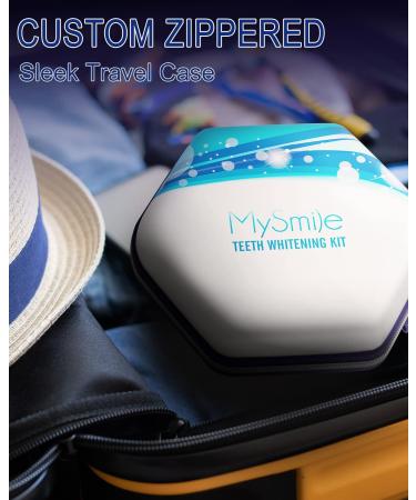 MySmile Teeth Whitening Kit with LED Light - Non-Sensitive 10 Min Whitening, Enhanced Carbamide Peroxide Pen - Removes Coffee, Smoking, Wine Stains - Buy Online on GoSupps.com