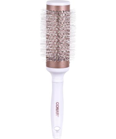 Double Ceramic 1875W Hair Dryer 1.7 pounds & Double Ceramic Thermal Round Blow Drying Brush For Women Men All Hair Types-Lengths (58778WC -4CT) White - Buy Online on GoSupps.com