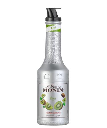 MONIN Kiwi Fruit Mix Puree 1L for Cocktails Smoothies and Mocktails. Vegan-Friendly Allergen-Free 100% Natural Flavours. 2-in-1 Apple Puree and Sugar Syrup Hybrid