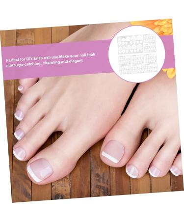 HAPINARY 20 Sheets Artificial Nails Medium Length Nail Glue Tabs Nail Adhesive Glue on Nails Medium Length Nail Sticky Tabs Nail Glue Stickers for Press on Nails Sticker Nails Nail Tabs - Buy Online on GoSupps.com