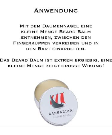 Barbarian Bear Balm 60G - Premium Beard Care & Styling with Argan Oil for a Soft Smooth Beard | International Shipping - Buy Online on GoSupps.com