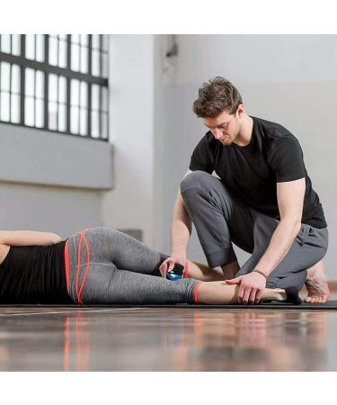 WOVTE Lacrosse Ball - Deep Tissue Self Massage Tool for Sore Muscles, Shoulders, Neck, Back, Foot - Trigger Point Release and Myofascial Release - Blue - Buy Online on GoSupps.com