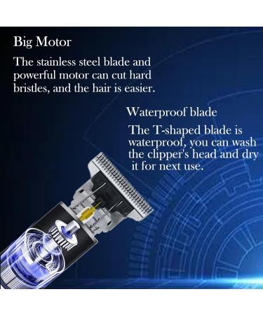 Men's Electric Hair Clippers - Cordless Waterproof Beard Trimmer with LED Display and 3 Guide Combs - Fast Charging, Dual Power Modes - Black - Buy Online on GoSupps.com