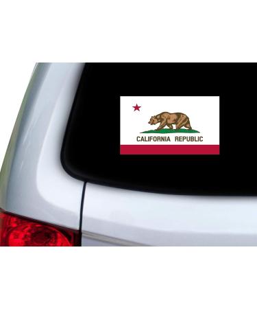 California State Flag Auto Decal CA Republic Bumper Sticker (3x5) - Buy Online on GoSupps.com