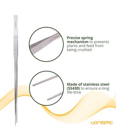 VORESTIC Aquarium Tweezers Long Straight 60 cm Aquascaping Extra Long Tweezers Large - Buy Online on GoSupps.com