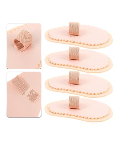 GLSTOY Insoles 4pcs - Supports Foot Alignment, Bunion Splint Pads, Toe Separators - Light Yellow 10.5x7x0 - Buy Online on GoSupps.com