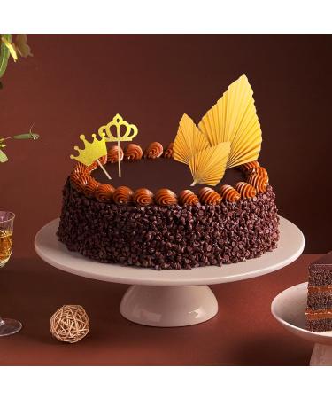 14Pcs Gold Cake Topper Decorations Birthday Cupcake Toppers Crown Cupcake Toppers for Coronation Party Birthday Party Wedding Party - Buy Online on GoSupps.com