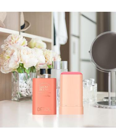 JAYIOLA Makeup Blush Stick Face Blush Weightless Solid Moisturizing Stick Cream Blush Stick for Women Ladies Daily All Skin Fleur - Buy Online on GoSupps.com