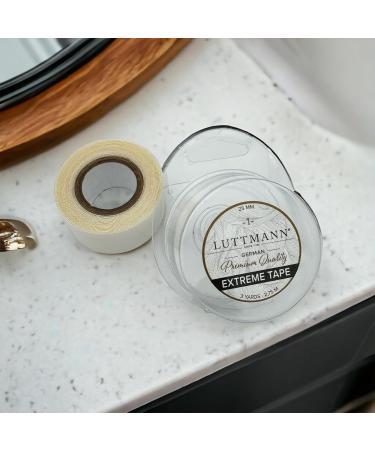 LUTTMANN Extreme Tape 25 mm Premium Quality Extreme Hold Adhesive Tape Adhesive Roll Lace Front Transparent for Hair Systems Hairpieces Wigs Toupets & Extensions - Buy Online on GoSupps.com