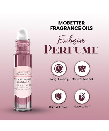MOBETTER FRAGRANCE OILS Airy & Grand Gratitude Fragrance Body Oil for Women - Buy Online on GoSupps.com