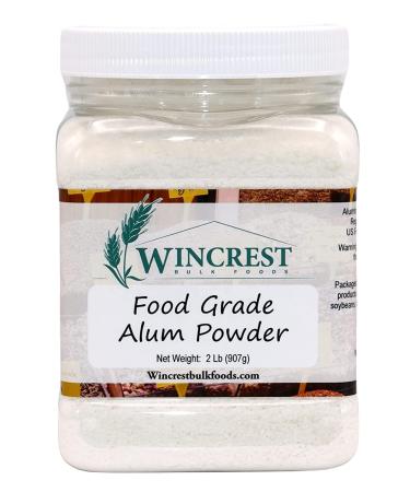 Food Grade Alum Powder - 2 Lb Container | Pure and Versatile Ingredient - Buy Online on GoSupps.com