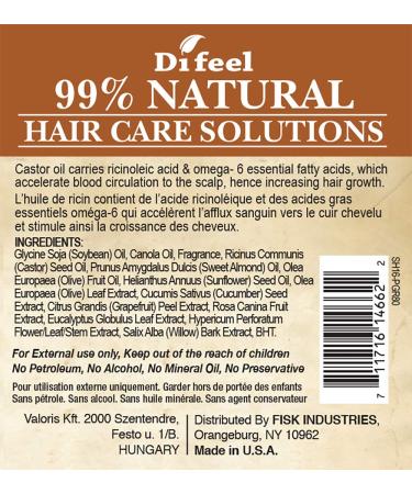 Difeel 99% Natural Moisturizing Hair Care Solution - Pro-Growth 7.8oz - Buy Online on GoSupps.com