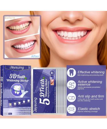 Professional Strength Teeth Whitening Strips - 14 Strips/7 Treatments - Reduce Sensitivity, Remove Stains - Brighter, Confident Smile - Buy Online on GoSupps.com