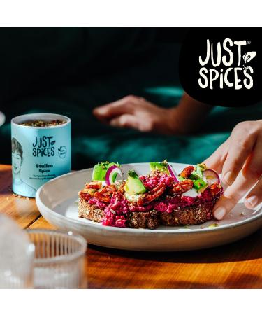 Just Spices Stullen Spice I Herbal filled bread with 13 tasty ingredients in a spice mix I Spice jar 50 g - Buy Online on GoSupps.com