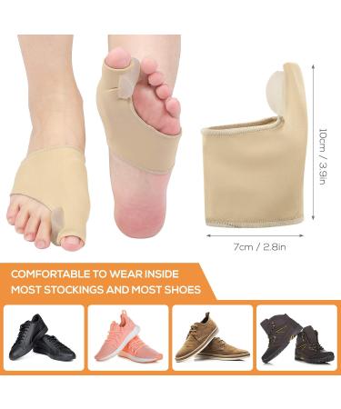 MengK Bunion Corrector Gel Pads - 2 Pairs | Toe Separator & Sleeve Brace for Big Toe Joint Pain Relief - Buy Online on GoSupps.com