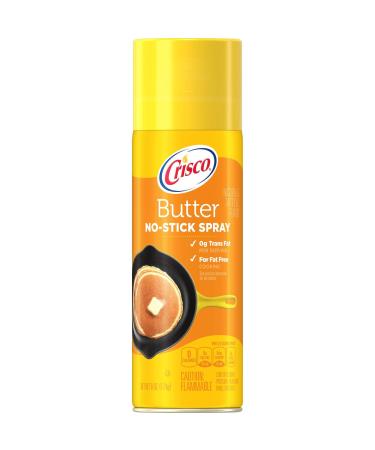 Crisco Butter Flavor No-Stick Cooking Spray 6 Ounce (Pack of 12) - Buy Online on GoSupps.com