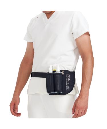 Master Massage Oil Bottle Holder Oil Holster 2-way size with 2 x 250 ml dosing bottles
