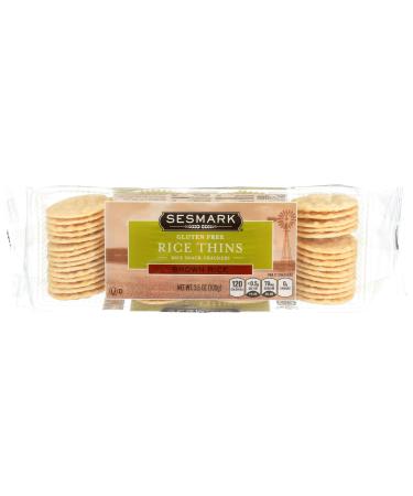 SESMARK Brown Rice Thins, 3.5 OZ