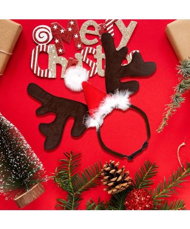Christmas Pet Headband - Adjustable Reindeer Antlers & Moose Costume for Dogs & Cats | Perfect Holiday Gift Outfit - Buy Online on GoSupps.com