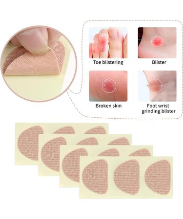 KMZ Moleskin Plasters for Feet - 10 Sheets Flannel Adhesive Padding | Blister Pads for Heels, Toes, Reduce Friction Pain - Buy Online on GoSupps.com