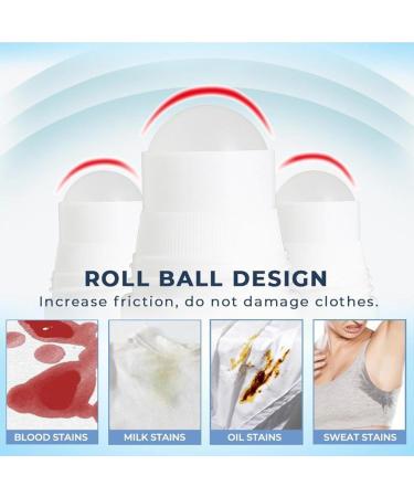 Emergency Stain Remover Roller-ball Cleaner Magic Stain Remover Rolling Bead Portable No-Wash Instant Stain Remover Pen Clothes Stain Remover-Roll Bead Design (1 PC) - Buy Online on GoSupps.com
