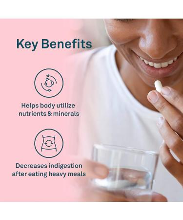 Organika Full Spectrum Plant Enzymes- Helps Break Down Carbs Fat Protein Dairy- 60 vcaps & Bloat Relief- Helps Relieve Bloating and Flatulence- Herbal Blend of Sweet Fennel - Buy Online on GoSupps.com