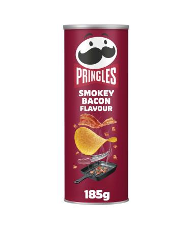 Pringles Smokey Bacon Flavour Crisps 185g
