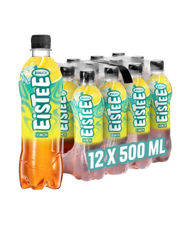 Smoke iced tea lemon |The most refreshing iced tea with lemon tasteMade from high -quality black tea and rose hip |Ideal for a cold tea enjoyment12x 500ml Pet bottle