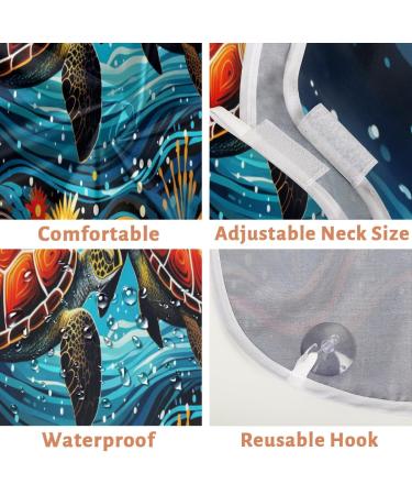 Abstract Animal Turtle Beard Bib Apron - Men's Beard Hair Catcher & Shaving Gift for Dad - Perfect for Father's Day & Christmas - Buy Online on GoSupps.com