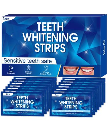Teeth Whitening Strips: Professional Teeth Whitening Strip 28 Strips 14 Treatments - Safe for Enamel Non Sensitive Tooth Whiteners at Home Teeth Whitening Kits fresh