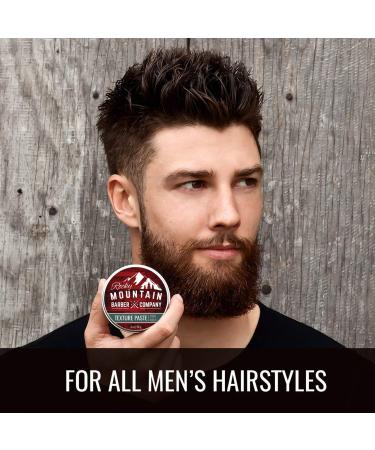 Rocky Mountain Barber Co. Hair Paste for Men - Pliable Light-Firm Hold - Shine-Free Matte Finish - 2 oz - Buy Online on GoSupps.com