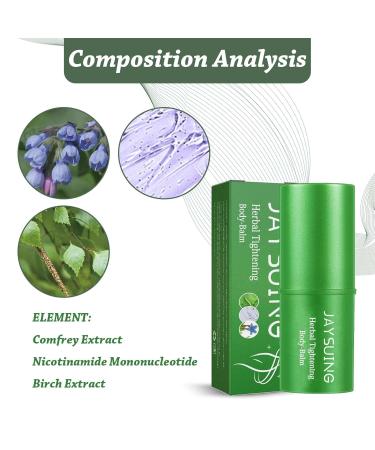 JOYVOIDX Natural Herbal Body Care Balm Skin Tightening Formula with Botanical Extracts Hyaluronic Acid & Niacinamide to Nourish and Smooth Skin Firming Treatment in Green Tube 30g - Buy Online on GoSupps.com