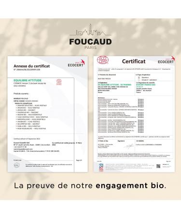 FOUCAUD | Jojoba vegetable oil | Simmondsia chinensis | Organic | 100% natural | Hair | Skin | Regulates sebum | Shine and suppleness of hair | 50ml | French brand since 1946 - Buy Online on GoSupps.com