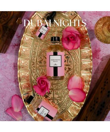 Hotel Inspired Home Perfume Collection -Dubai Nights Premium Essential Oil Blend (15mL/0.5 fl Oz) Aroma with Rose Oud & Amber | Long-Lasting Dropper for Diffuser | Made in USA Dubai Nights 0.5 Fl Oz (Pack of 1) - Buy Online on GoSupps.com