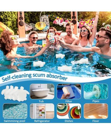 20 Pack Oil Absorbing Sponge Turtle Shaped Cleaning Sponge for Swimming Pool Hot tubs Oil Absorbing Sponge Pool Sponge Oil Absorber Hot Tub Accessories Floating Oil & Scum Absorber for Spa & Pool - Buy Online on GoSupps.com
