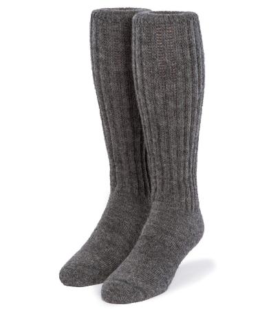 Warrior Alpaca Socks - Second to None Thick Alpaca Terry Lined Boot Socks - Unisex Large