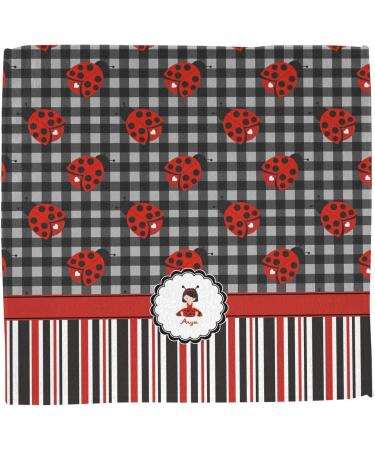 Personalized Ladybugs & Stripes Washcloth - Custom Baby Gift | YouCustomizeIt International Shipping - Buy Online on GoSupps.com