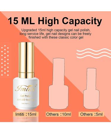 Neon Orange Gel Nail Polish - 0.5 fl oz | Soak Off Gel Polish for DIY Manicure | Salon Quality | Christmas Holiday Gift - Buy Online on GoSupps.com