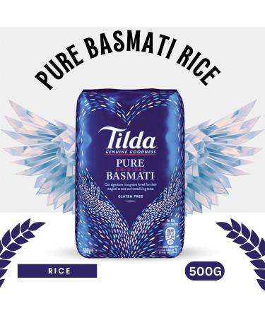 Tilda Grain Basmati Jasmine Rice Pick N Mix - Choose From 5 Flavours | Easy Cook Long-Grain Pure Original-Basmati Brown Basmati-Wild Fragrant Thai-Jasmine Wholegrain Brown-Basmati - Pack of 2 - Buy Online on GoSupps.com