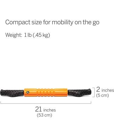 STK Handheld Massage Stick GRID Regular Firm 21-Inch - Deep Tissue Muscle Relief - Buy Online on GoSupps.com