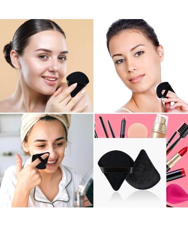 Sularpek 2PCS Triangle Powder Puffs for Dry & Wet Makeup - Black - Buy Online on GoSupps.com